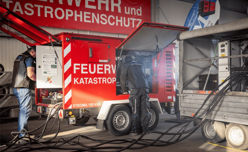 Notstromaggregate für Feuerwehren und Gemeinden