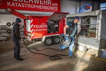 Lasttest am mobilen Aggregat