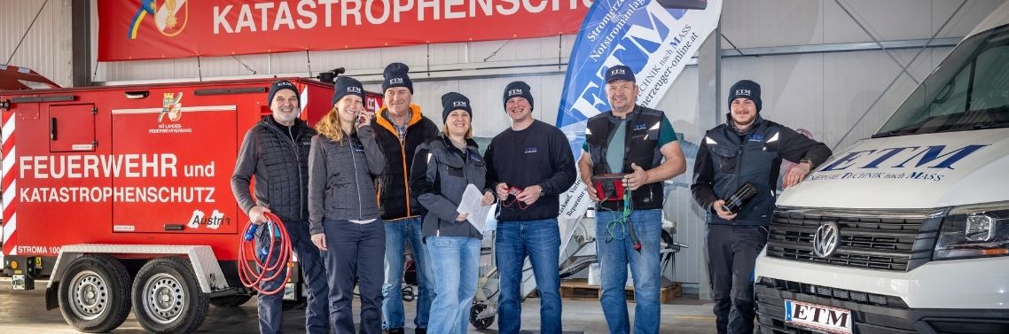 Stromerzeuger-ETM-Team