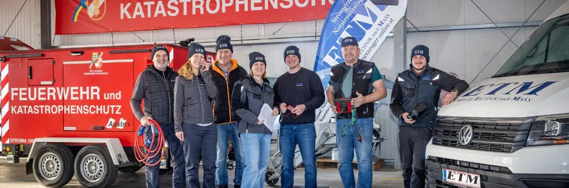 Stromerzeuger-ETM-Team