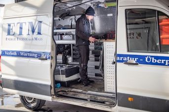 Ersatzteile und Reparatur mit der Mobile ETM Werkstätte