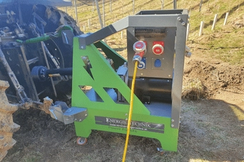 Zapfwellenaggregat Feldbetrieb