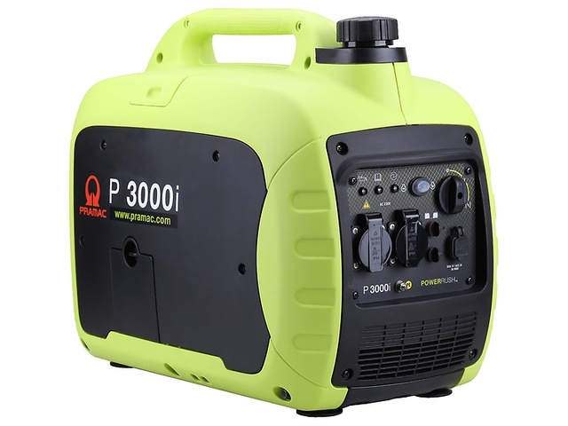 Dauerleistung 3 kVA 2 kW Standby 3 kVA 2 kW, 50 Hz 230 V 3000 upm.
Synchrongenerator 2 Pole Bürstenlos, Benzinmotor Robin-Subaru,
Abmessungen LxBxH 537x482x583 mm Gewicht ca. 54 kg, Tank 10,8 l
Schallpegel Db(A) 63 in 7 m, mit Seilzug Starter